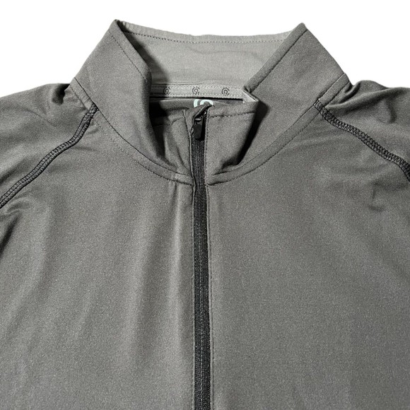 C9 Champion Duo Dry Moisture Wicks Stretch Gray 1/4 Zip Sweater Women’s Size L - Picture 2 of 9